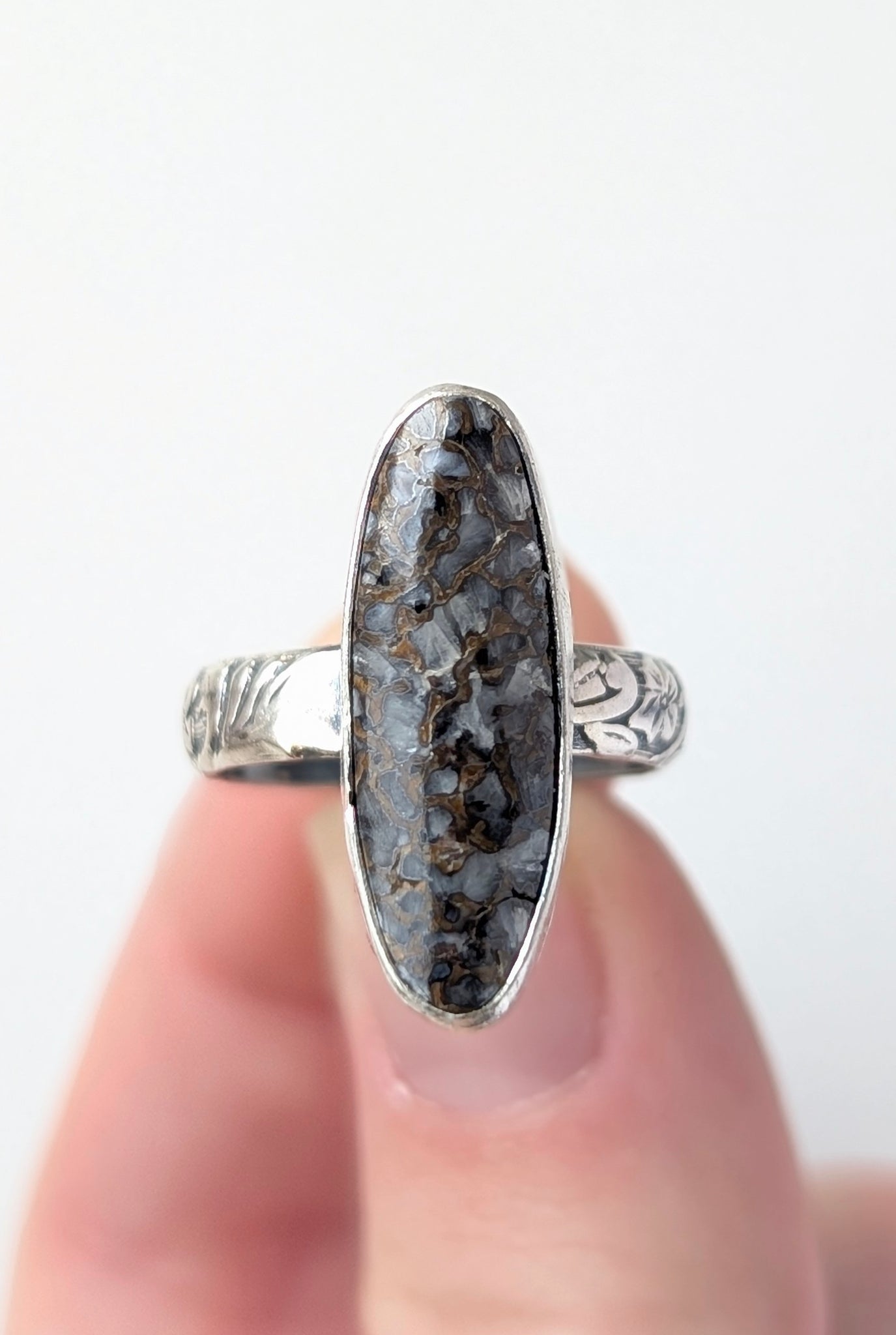 Dinosaur Bone Ring,Size 6.5