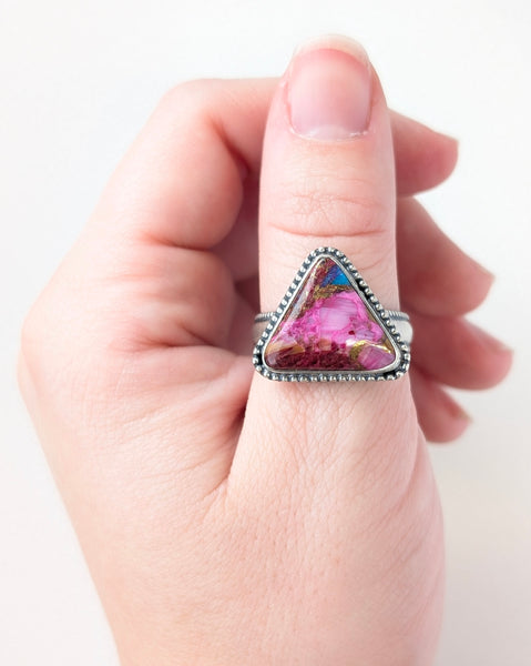 Mosaic Turquoise Ring, Size 11