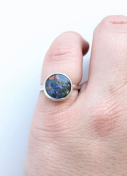 Slocum Opal Ring,Size 5.5
