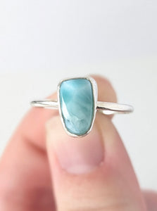 Larimar Ring, Size 10.5