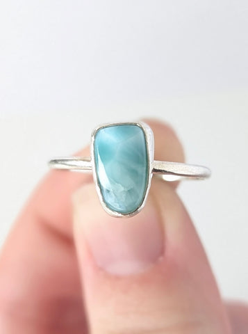 Larimar Ring, Size 10.5