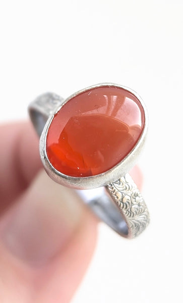 Carnelian Ring, Size 11.5
