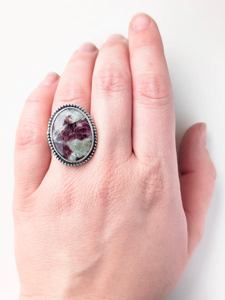 Eudialyte Ring, Size 6.5