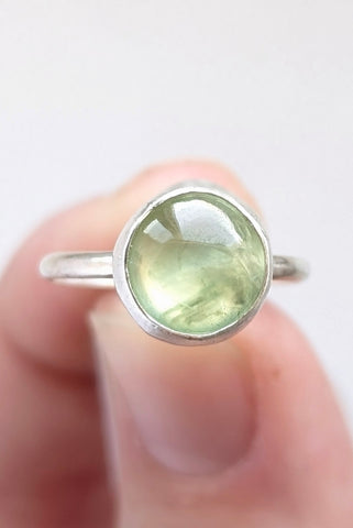 Prehnite Ring,Size 5