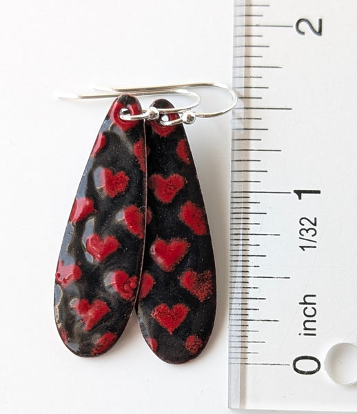 Enameled Earrings