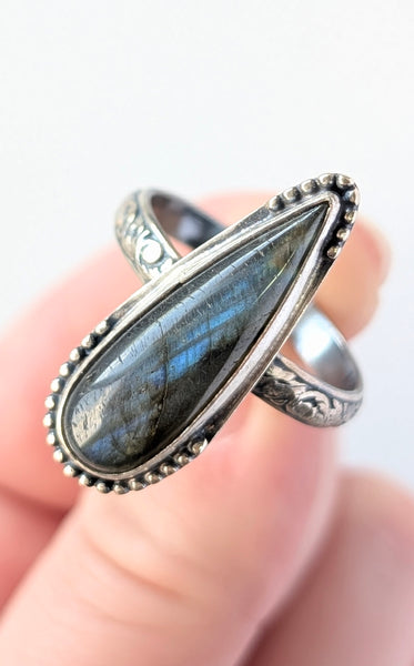 Labradorite Ring, Size 11.5