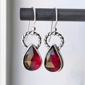 Garnet Earrings