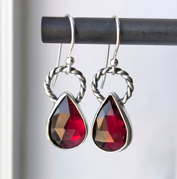 Garnet Earrings