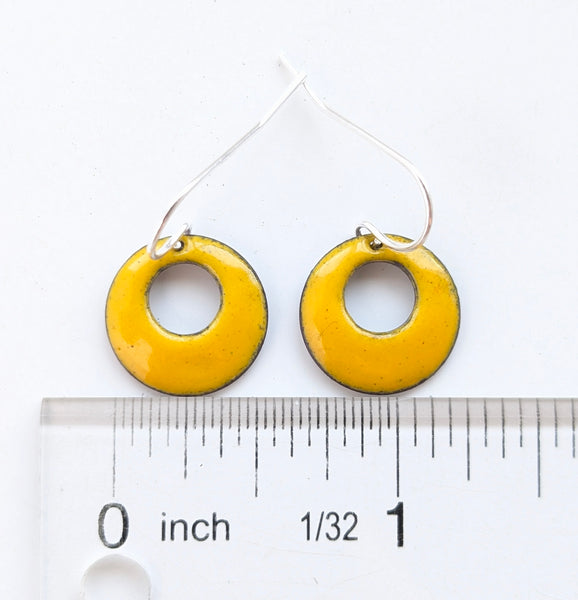 Enameled Earrings
