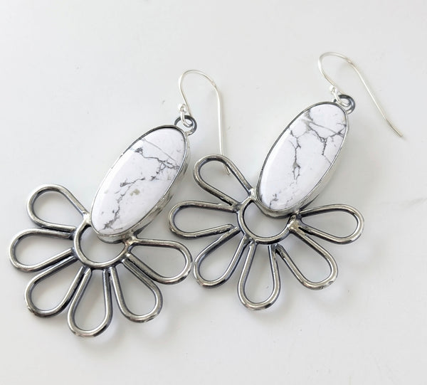 Howlite Earrings
