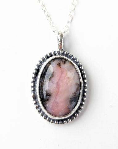 Pink Opal Necklace