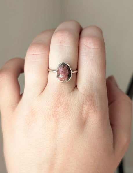 Rhodonite Ring, Size 7