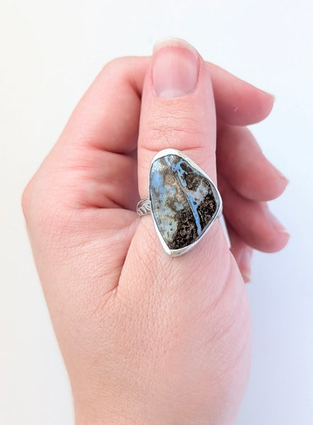 Boulder Opal Ring, Size 9