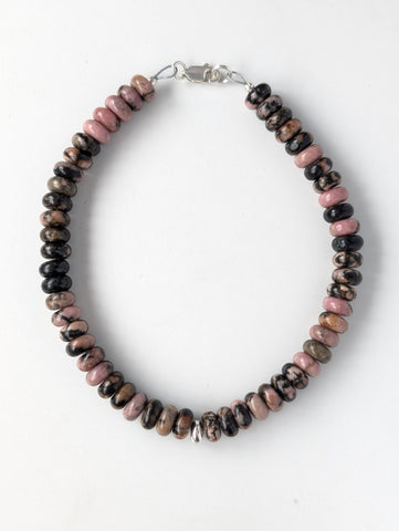Rhodonite Beaded Bracelet
