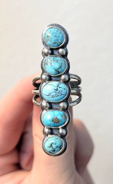 Persian Turquoise Ring, Size 8.5
