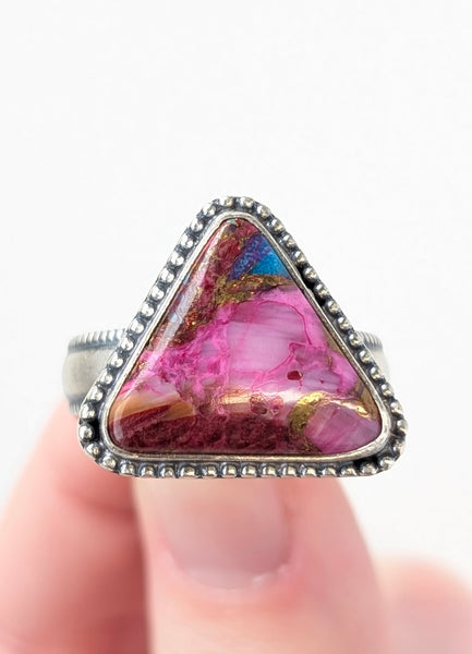 Mosaic Turquoise Ring, Size 11