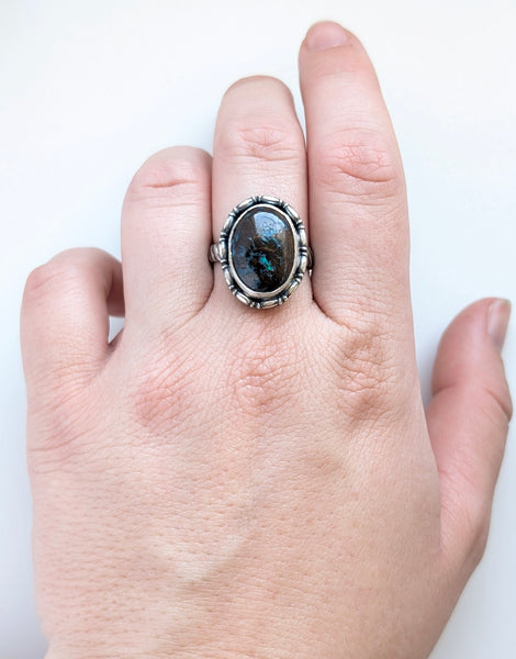 Boulder Opal Ring,Size 8