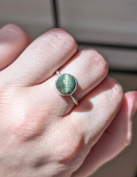 Cats Eye Ring, Size 8.5