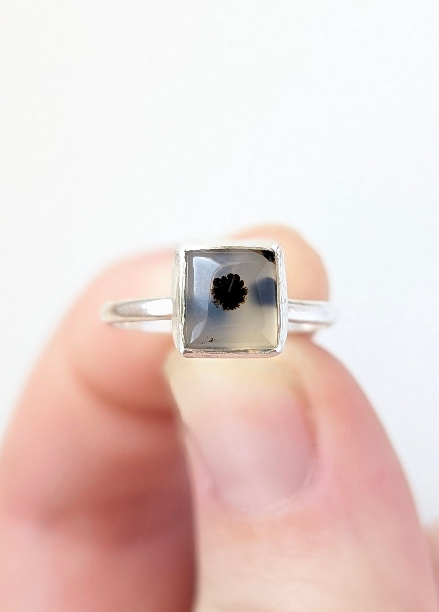 Montana Agate Ring, Size 5.5