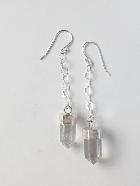 Crystal Point Earrings