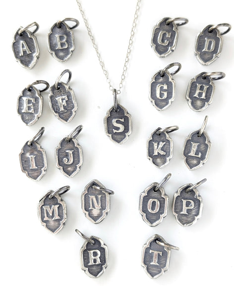 Alphabet Sterling Silver Letter Charms