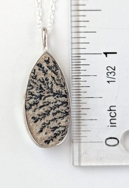Dendritic Limestone Necklace