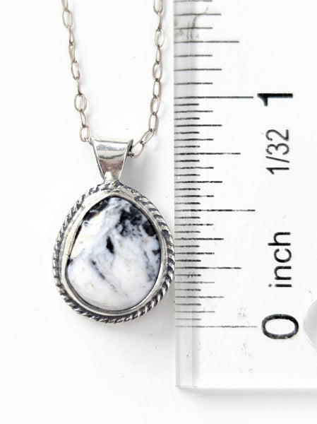 White Buffalo Turquoise Necklace