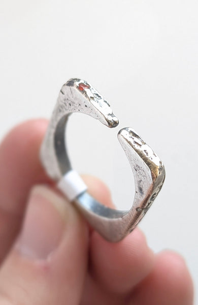 Casted orange CZ Ring, Size 12