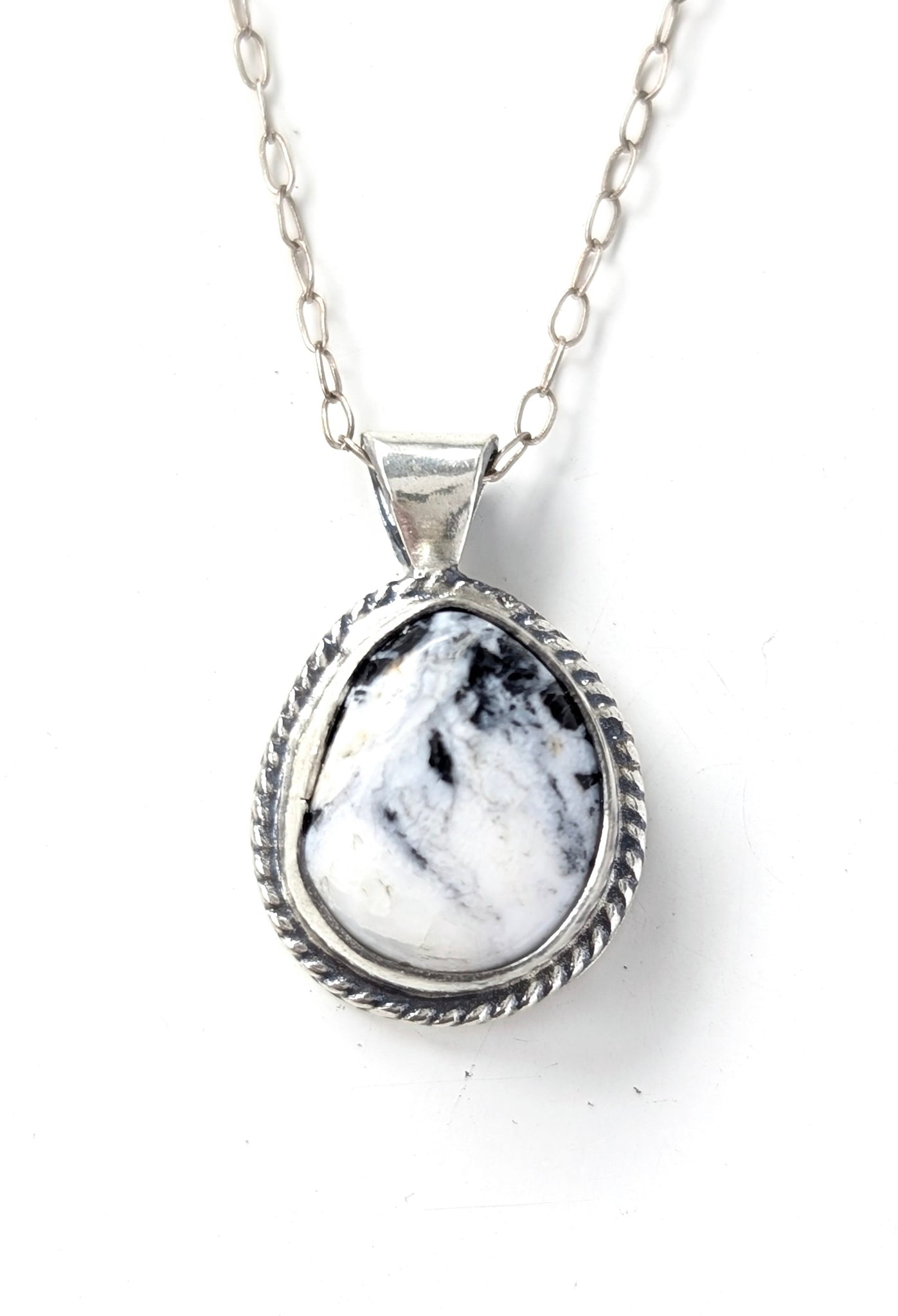 White Buffalo Turquoise Necklace