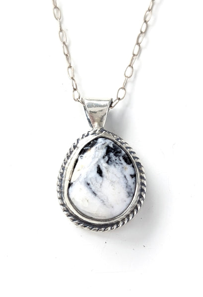 White Buffalo Turquoise Necklace