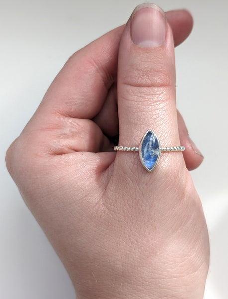 Moonstone Stacking Ring Size 11