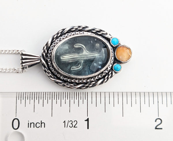 Western Cactus Necklace