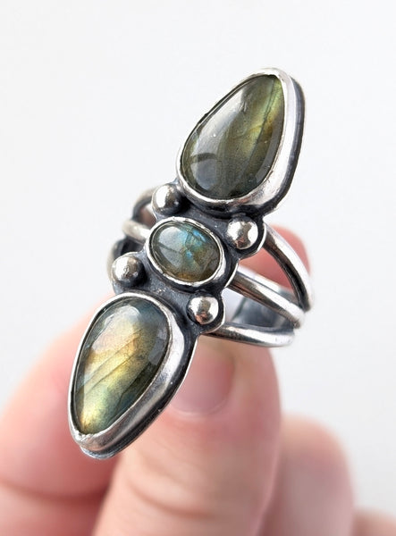 Labradorite Ring, Size 10.5
