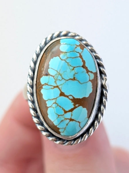 Baja Turquoise Ring, Size 8