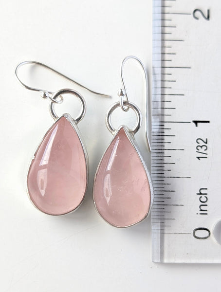 Rose Quartz Earrings