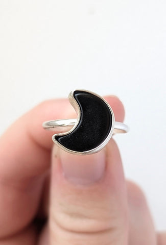 Black Onyx Ring, Size 8