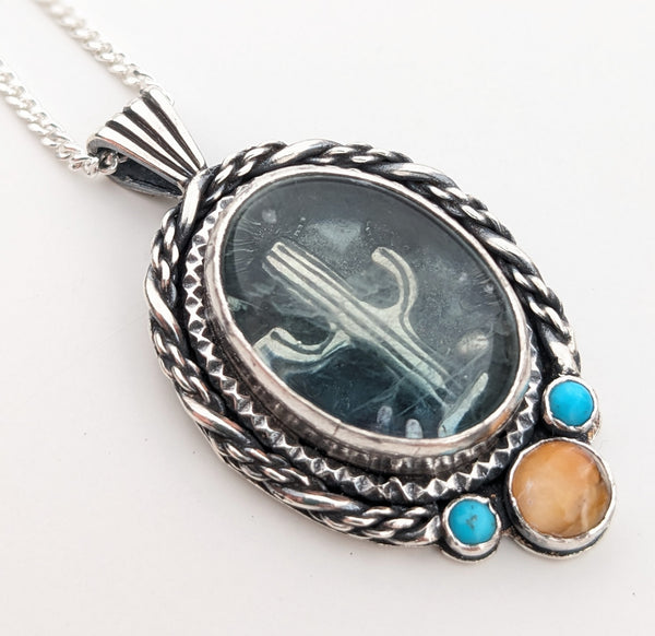 Western Cactus Necklace