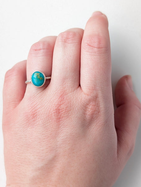 Labonita Turquoise Stacking Ring Size 5.5