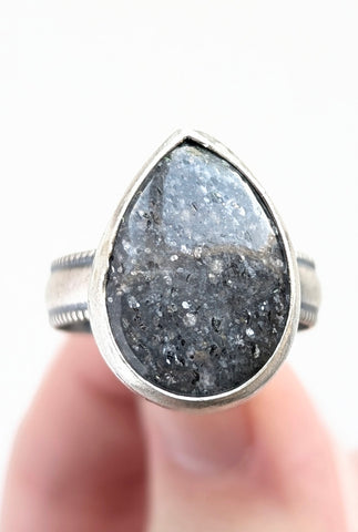 Midnight Quartzite Ring, Size 11
