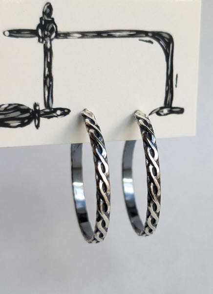 Sterling Silver Hoop Earrings