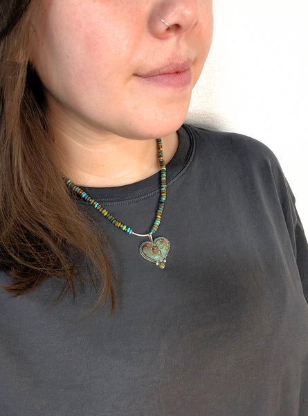 Turquoise Heart Necklace