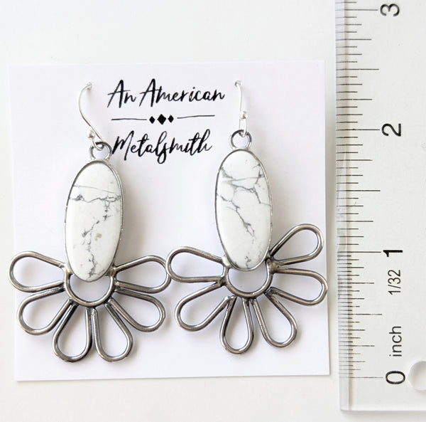 Howlite Earrings