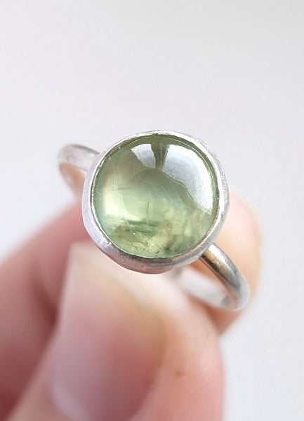 Prehnite Ring,Size 5