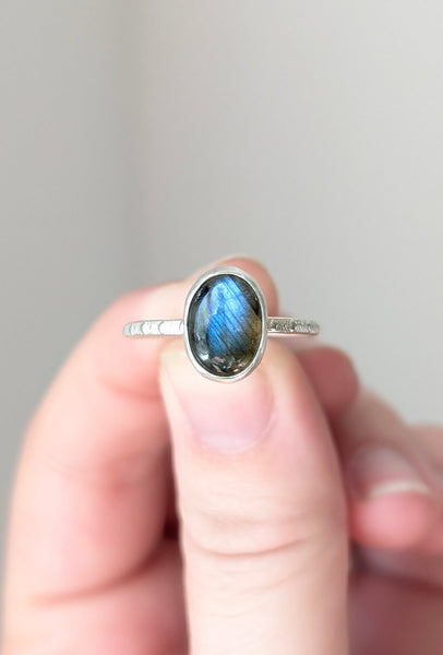 Labradorite Ring, Size 9