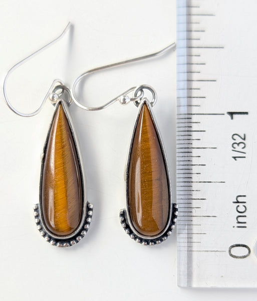 Tigers Eye Earrings