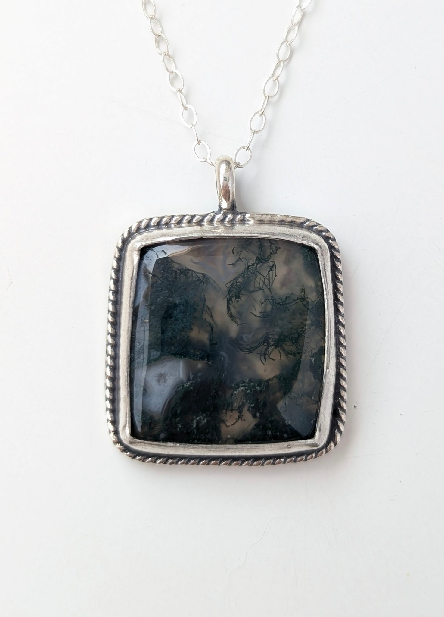 Moss Agate Necklace