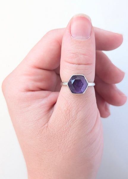 Amethyst Ring, Size 7.5