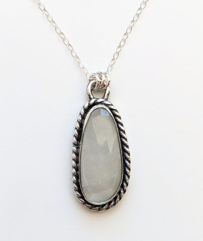 Sterling Silver Moonstone Necklace