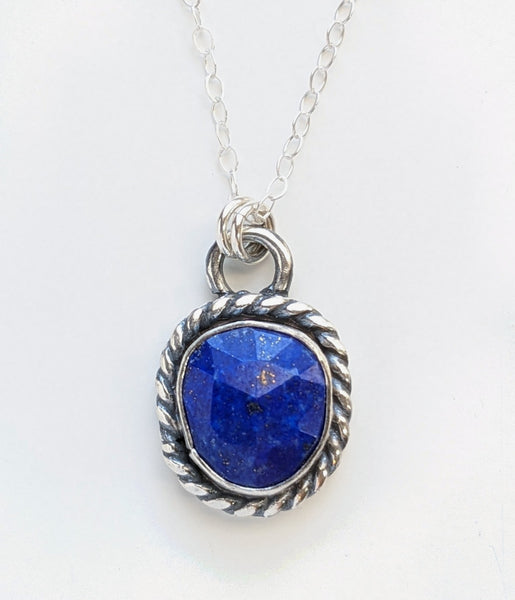 Sterling Silver Lapis Lazuli Necklace
