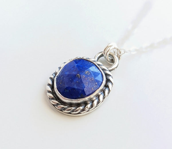 Sterling Silver Lapis Lazuli Necklace